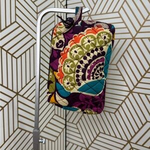 Vera Bradley Small Cosmetic Bag in Plum Crazy